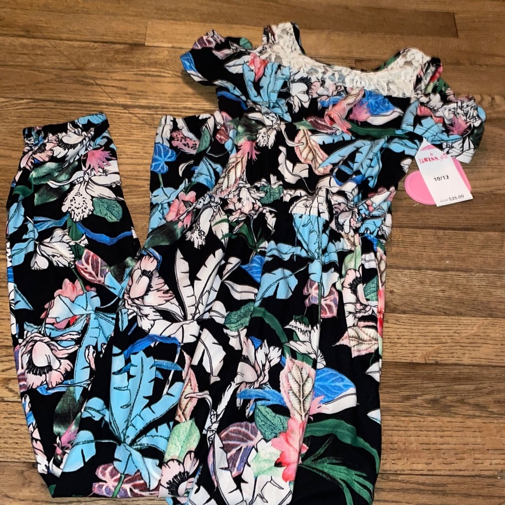 NWT girls romper